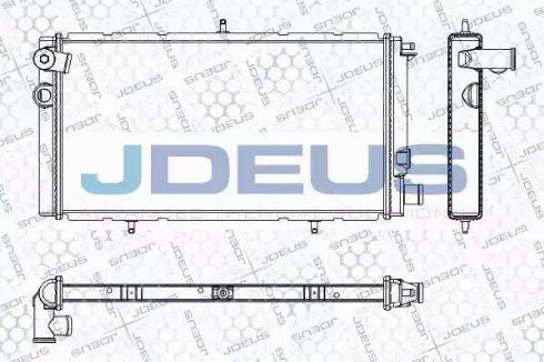 Jdeus RA0070011 - Radiator, engine cooling autospares.lv