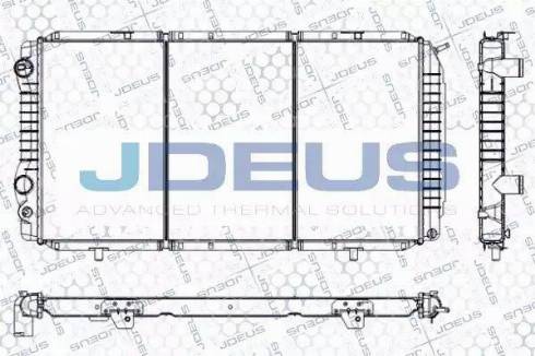 Jdeus RA0070030 - Radiator, engine cooling autospares.lv