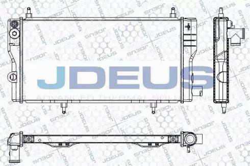 Jdeus RA0070021 - Radiator, engine cooling autospares.lv