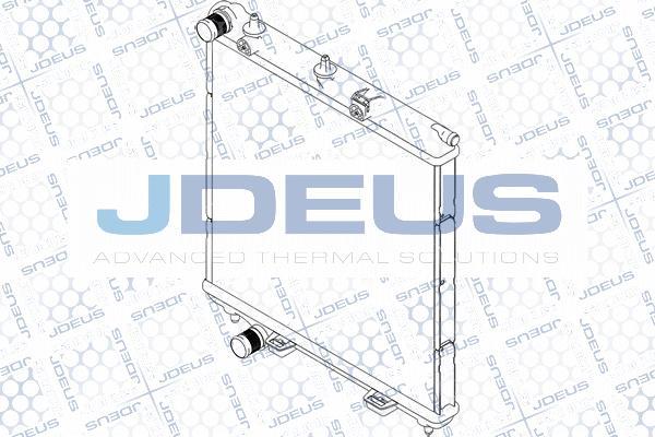 Jdeus RA0070191 - Radiator, engine cooling autospares.lv