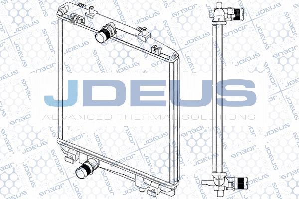 Jdeus RA0070150 - Radiator, engine cooling autospares.lv