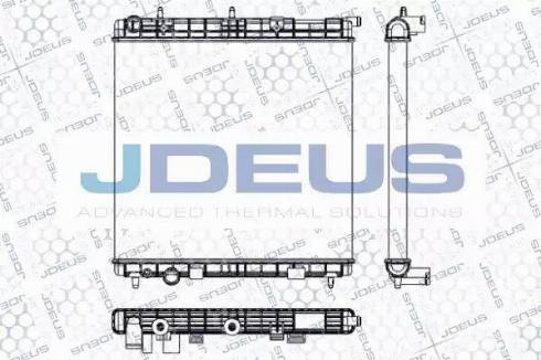 Jdeus RA0070110 - Radiator, engine cooling autospares.lv