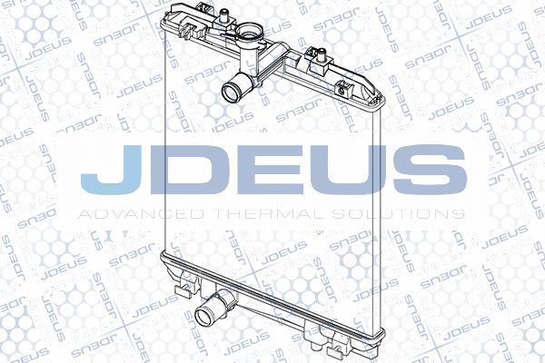 Jdeus RA0070170 - Radiator, engine cooling autospares.lv