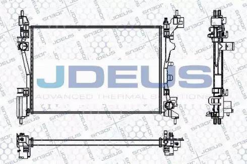 Jdeus RA0070280 - Radiator, engine cooling autospares.lv