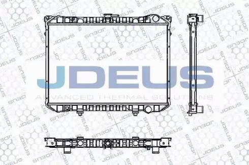 Jdeus RA0190150 - Radiator, engine cooling autospares.lv