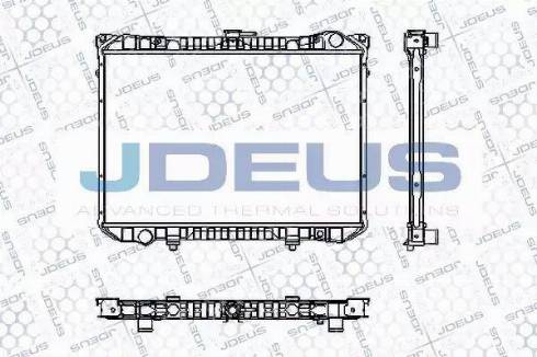 Jdeus RA0190160 - Radiator, engine cooling autospares.lv