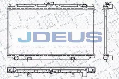 Jdeus RA0190181 - Radiator, engine cooling autospares.lv