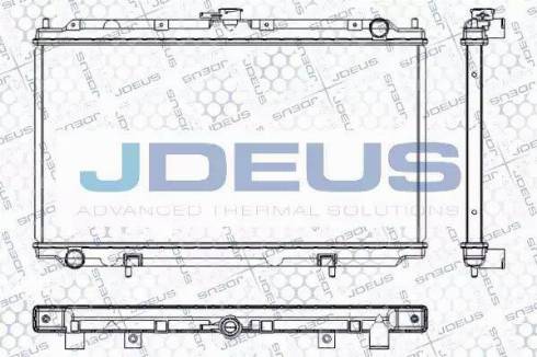 Jdeus RA0190171 - Radiator, engine cooling autospares.lv