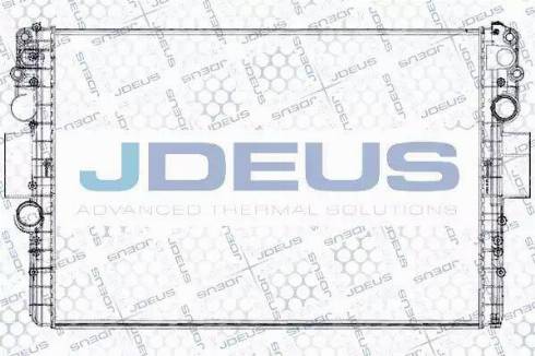 Jdeus RA0140040 - Radiator, engine cooling autospares.lv