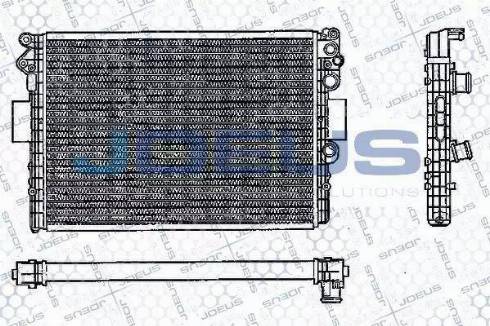 Jdeus RA0140020 - Radiator, engine cooling autospares.lv