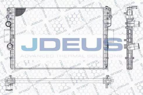 Jdeus RA0140070 - Radiator, engine cooling autospares.lv