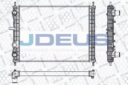 Jdeus RA0110480 - Radiator, engine cooling autospares.lv