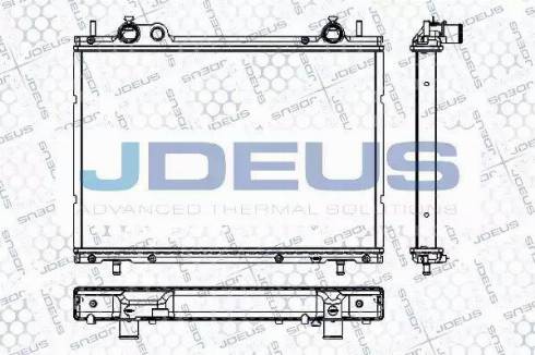Jdeus RA0110510 - Radiator, engine cooling autospares.lv