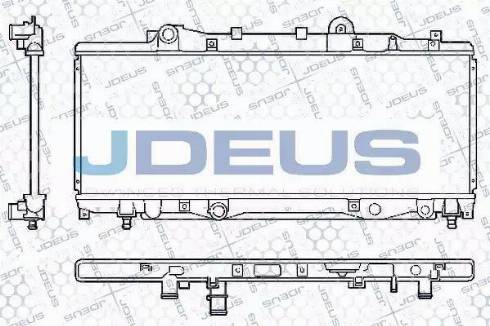 Jdeus RA0110600 - Radiator, engine cooling autospares.lv