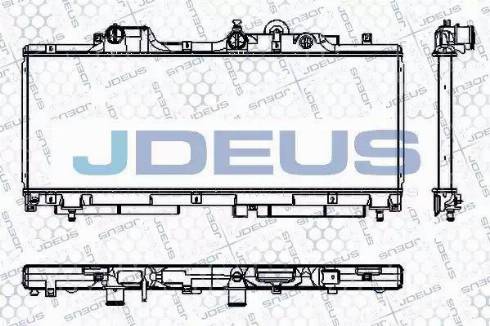 Jdeus RA0110350 - Radiator, engine cooling autospares.lv