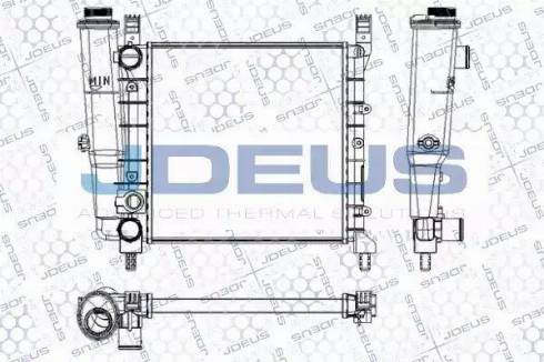 Jdeus RA0110380 - Radiator, engine cooling autospares.lv