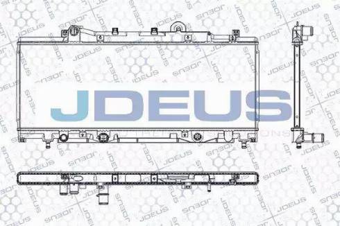 Jdeus RA0110320 - Radiator, engine cooling autospares.lv