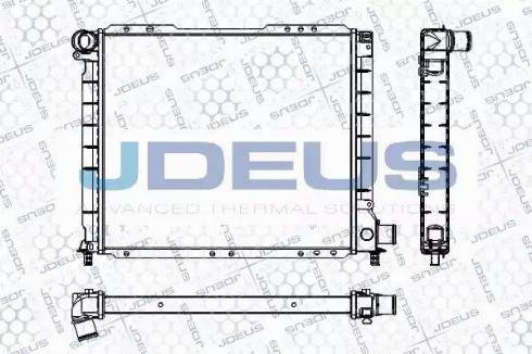 Jdeus RA0110260 - Radiator, engine cooling autospares.lv