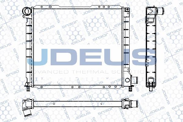 Jdeus RA0110280 - Radiator, engine cooling autospares.lv