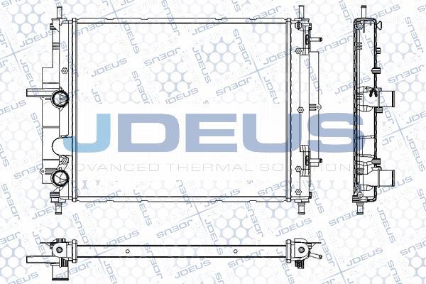 Jdeus RA0110790 - Radiator, engine cooling autospares.lv