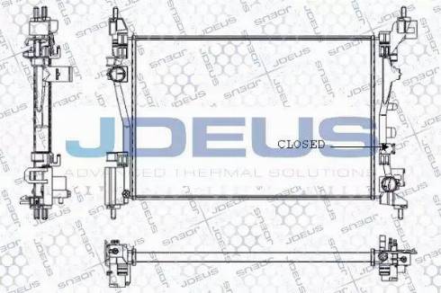 Jdeus RA0111190 - Radiator, engine cooling autospares.lv