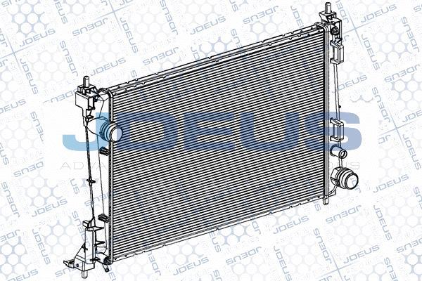 Jdeus RA0111150 - Radiator, engine cooling autospares.lv