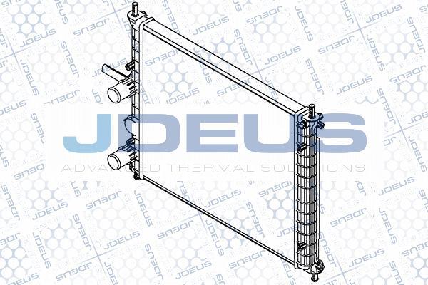 Jdeus RA0111170 - Radiator, engine cooling autospares.lv