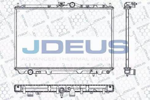 Jdeus RA0180181 - Radiator, engine cooling autospares.lv