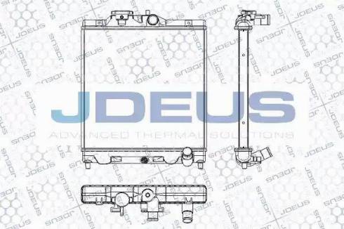 Jdeus RA0130040 - Radiator, engine cooling autospares.lv