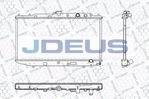 Jdeus RA0130010 - Radiator, engine cooling autospares.lv