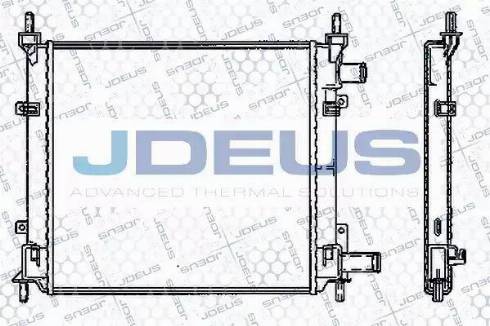 Jdeus RA0120970 - Radiator, engine cooling autospares.lv