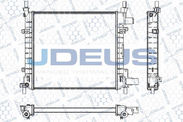 Jdeus RA0120971 - Radiator, engine cooling autospares.lv