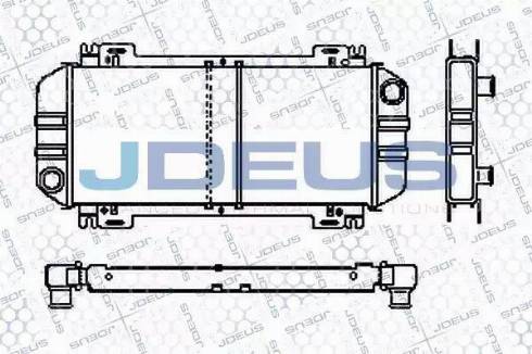 Jdeus RA0120420 - Radiator, engine cooling autospares.lv