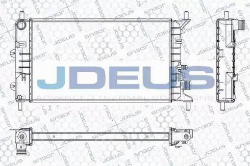 Jdeus RA0120550 - Radiator, engine cooling autospares.lv