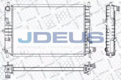 Jdeus RA0120560 - Radiator, engine cooling autospares.lv