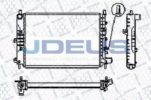 Jdeus RA0120561 - Radiator, engine cooling autospares.lv
