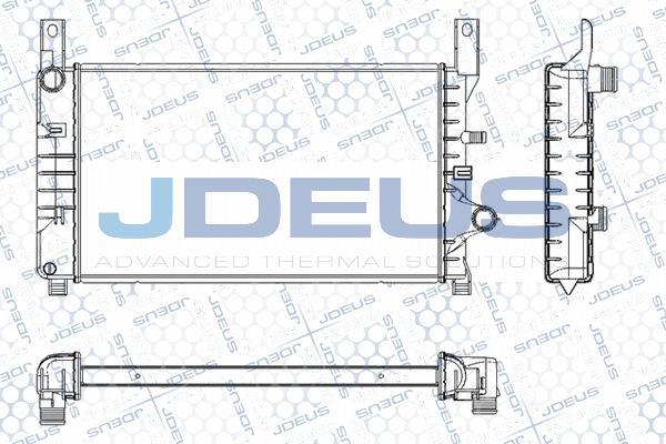 Jdeus RA0120520 - Radiator, engine cooling autospares.lv