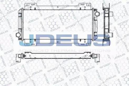 Jdeus RA0120061 - Radiator, engine cooling autospares.lv