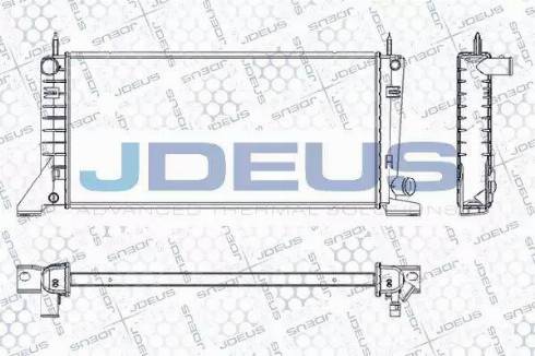 Jdeus RA0120110 - Radiator, engine cooling autospares.lv