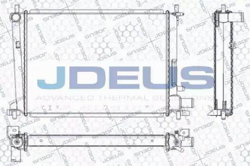 Jdeus RA0120850 - Radiator, engine cooling autospares.lv