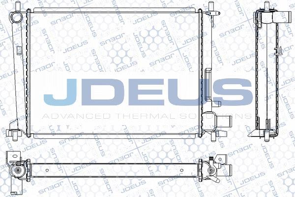 Jdeus RA0120860 - Radiator, engine cooling autospares.lv