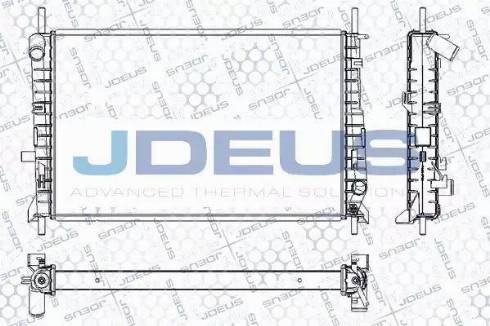 Jdeus RA0120870 - Radiator, engine cooling autospares.lv