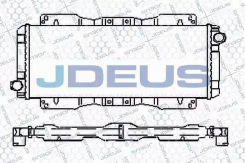 Jdeus RA0120740 - Radiator, engine cooling autospares.lv