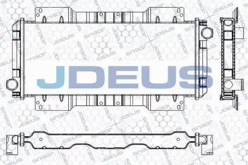 Jdeus RA0120741 - Radiator, engine cooling autospares.lv