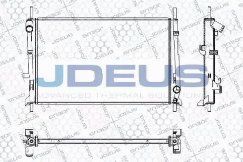 Jdeus RA0120751 - Radiator, engine cooling autospares.lv