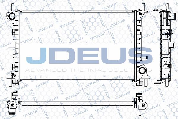 Jdeus RA0121050 - Radiator, engine cooling autospares.lv