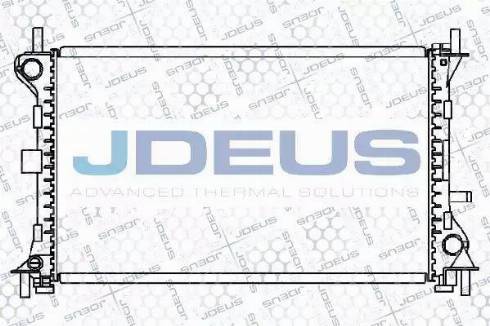 Jdeus RA0121060 - Radiator, engine cooling autospares.lv