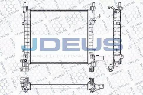 Jdeus RA0121001 - Radiator, engine cooling autospares.lv