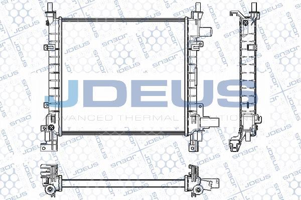 Jdeus RA0121002 - Radiator, engine cooling autospares.lv