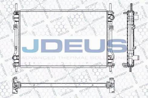 Jdeus RA0121010 - Radiator, engine cooling autospares.lv